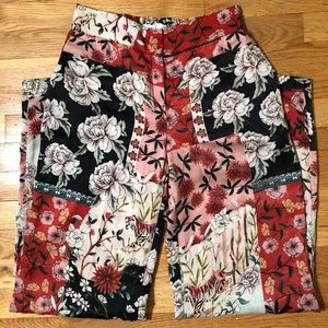 Long Mango Floral Pants